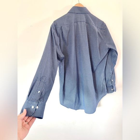 Lauren Ralph Lauren Classic Fit Wrinkle Free Plaid Button Down Shirt - Picture 9 of 10